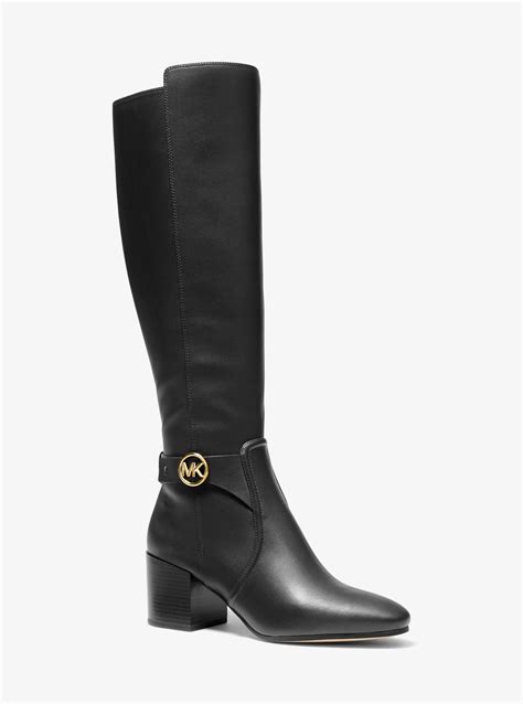 michael kors outlet carmen leather riding boot|Carmen Leather Riding Boot .